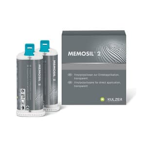 Memosil 2 Transparent Bite Registration VPS Material, Regular Body, 50 mL Cartridges, Complete Kit, 2/Bx, 50035018 thumbnail 6