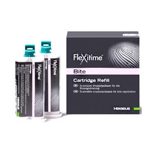 Flexitime Bite Registration Vinylpolysiloxane Fast Set Cartridge Refill, 50 mL, 2/Pk, 50066038 thumbnail 6