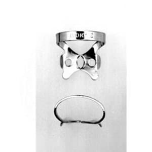 Ivory Rubber Dam Clamp #2, Winged Bicuspid, Stainless Steel, 50057310 thumbnail 10