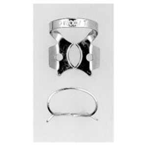 Ivory Rubber Dam Clamp #7, Stainless Steel, Winged, General Purpose Lower, 57328 thumbnail 2