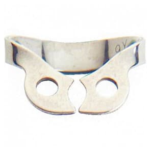 Ivory Rubber Dam Clamp, Wingless, #W2, Bicuspid/Premolar, Stainless Steel, 50057510 thumbnail 8