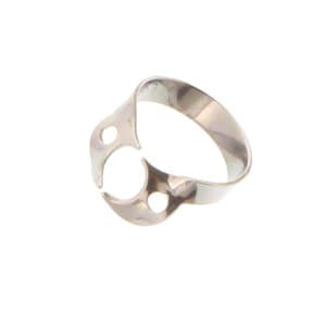 Ivory Rubber Dam Clamp, Wingless, #W8A, Stainless Steel, Molar, 50057536 thumbnail 9