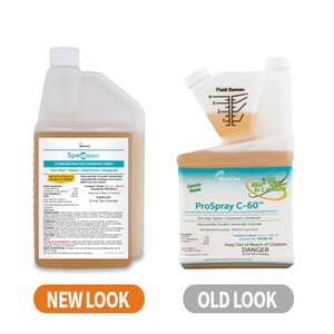 Spec Clean (ProSpray) C-60 Concentrated Surface Disinfectant Cleaner, Lemon Scent, 32 oz Tip & Pour Bottle, PSC60/32 thumbnail 8