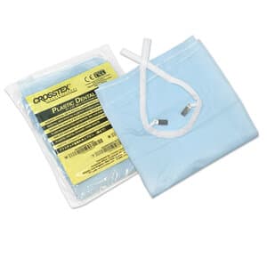 Crosstex Patient Barrier Apron, Plastic, Waist Length, 27" x 30", White, NP3WH thumbnail 12