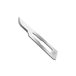 #15 Sterile Stainless Steel Surgical Blade, 50/Box - #15 Sterile Stainless Steel Blade (50) - Image 1