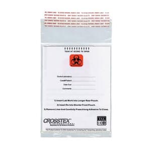 Crosstex Laboratory Transport Bags, 6" x 10", 250/Box thumbnail 2