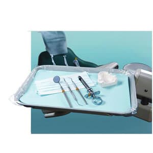 Crosstex Tray Sleeves, 10.5" x 14", Clear, Fits A-dec/Size B & Ritter Trays, 500/Box, BCTS1014 thumbnail 4