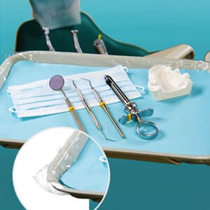 Crosstex Tray Sleeves, 11.625" x 14.5", Clear, 500/Bx, BCTS1114 thumbnail 4