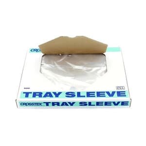 Crosstex Tray Sleeves, 11.5" x 16", Clear Plastic, Fits Midwest/Weber, 500/Box, BCTS1116 thumbnail 2