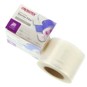 Crosstex Finger Lift Edge Barrier Film, Clear, 4" x 6", 2 mil, 1200 Sheets/Roll, BFCL thumbnail 11