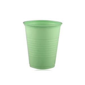 Crosstex Advantage Disposable Plastic Cups, 5 oz, Green, 1000/Case, CXAGR thumbnail 2