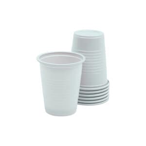 Crosstex Advantage Disposable Plastic Cups, 5 oz, White, 1000/Case, CXAWH thumbnail 2