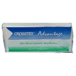 Crosstex Advantage Non-Woven Sponges, Non-Sterile, 4" x 4", 4-Ply, 30g Rayon/Polyester, 2000/Case, ENC4NWLA thumbnail 9