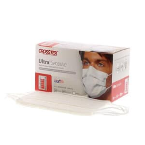 Crosstex Ultra Sensitive Earloop Face Mask, ASTM Level 3, White, 50/Box, GCFCXS thumbnail 20