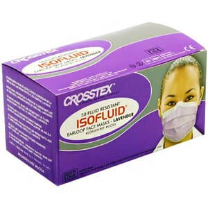Isofluid Earloop Face Masks, ASTM Level 1, Lavender, Latex-Free, 50/Box, GCILV thumbnail 14