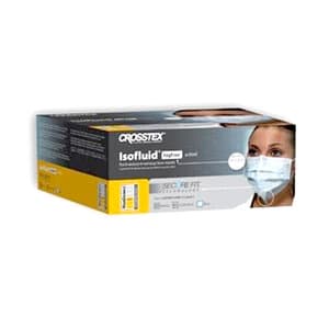 Isofluid FogFree Earloop Procedure Face Mask with Wrap-Around Shield, SecureFit Technology, ASTM Level 1, Blue, 25/Box, GCIPWBSF thumbnail 5