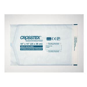 Crosstex Duo-Check Self-Seal Sterilization Pouches, 10" x 15", Blue Film, 100/Box, SCL1015 thumbnail 5