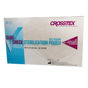 Crosstex Duo-Check Self-Seal Sterilization Pouches, 12" x 18", Blue Film, 100/Bx, SCL1218 thumbnail 7