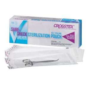 Crosstex Sure-Check Self-Sealing Sterilization Pouches, 5.25" x 15", 200/Box, SCL5152 thumbnail 5
