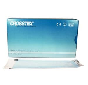 Crosstex Duo-Check Self-Seal Sterilization Pouches, 3-1/2" x 9", Blue Film, 500/Box, SCS5 thumbnail 9