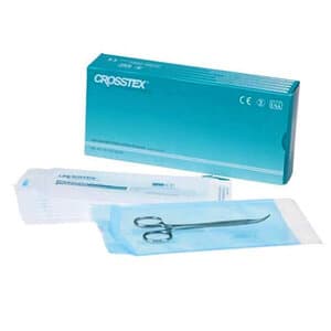 Crosstex Duo-Check Self-Seal Sterilization Pouches, 2-3/4" x 9", Blue Film, 200/Box, SCX thumbnail 16