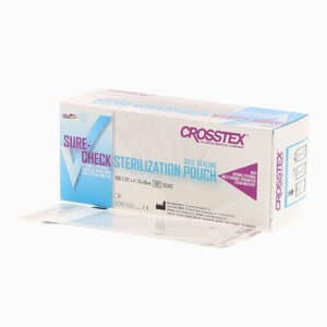 Crosstex Duo-Check Self-Seal Sterilization Pouches, 2-1/4" x 4", Blue, 200/Box, SCXX thumbnail 16