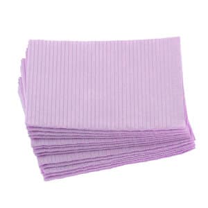 Sani-Tab Chain-Free Patient Towels, 2-Ply Paper + 1-Ply Poly, 13" x 19", Dusty Rose, 400/Pk, WEXDRT thumbnail 8