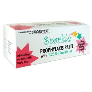 Sparkle Prophy Paste with Xylitol, Coarse Grit, Cherry, 1.23% Fluoride, Single-Use Cups, 200/Pk, UPCCH thumbnail 9