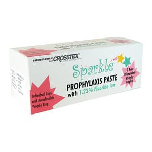 Sparkle Prophy Paste with Xylitol, Medium Grit, Cherry, 1.23% Fluoride, Unit Dose Cups, 200/Pk, UPMCH thumbnail 9