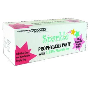 Crosstex Sparkle Prophy Paste with Fluoride, Medium Grit, Mint, Gluten Free, 200 Unit Dose Cups, UPMM thumbnail 10