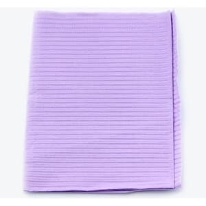 Crosstex Proback Lavender Patient Bibs, 19" x 13", Extra Heavy Paper/Poly, 500/Case, WEPBLV thumbnail 2