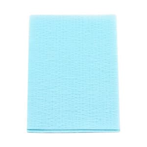 Crosstex Advantage Plus Patient Towel/Bib, 3-Ply Tissue with Poly Backing, 13" x 18", Blue, 500/Case, WPXABL thumbnail 5