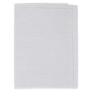 Crosstex PolyBack Patient Towels, 3-Ply Paper/1-Ply Poly, White, 13" x 19", 500/Case, WPXWH thumbnail 9