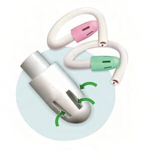Comfort Plus Premium Saliva Ejectors, White/Green Tip, Mint Scented, 100/Pk, ZWGCPM thumbnail 13