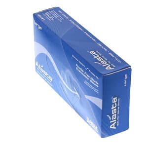 Alasta Soft Fit Nitrile Examination Gloves, Powder-Free, Latex-Free, Textured Fingers, Large, Violet Blue, 100/Box, ALS100L thumbnail 15