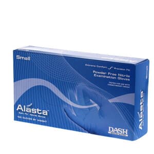Alasta Soft Fit Nitrile Examination Gloves, Powder-Free, Latex-Free, Textured Fingers, Violet Blue, Small, 100/Box, ALS100S thumbnail 15