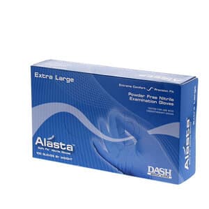 Alasta Soft Fit Nitrile Examination Gloves, Powder-Free, Non-Sterile, Extra Large, Violet Blue, 100/Box, ALS100XL thumbnail 15