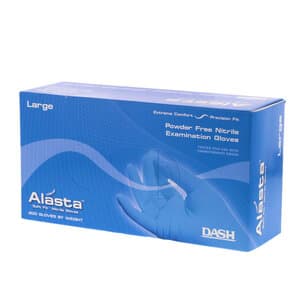 Alasta 200 Soft Fit Nitrile Examination Gloves, Powder-Free, Latex-Free, Textured Fingers, Large, Blue, 200/Box, ALS200L thumbnail 6