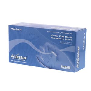 Alasta 200 Soft Fit Nitrile Examination Gloves, Powder-Free, Non-Sterile, Violet Blue, Medium, 200/Box, ALS200M thumbnail 6