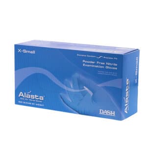 Alasta 200 Soft Fit Nitrile Examination Gloves, Powder-Free, Non-Sterile, Extra Small, Violet Blue, 200/Box, ALS200XS thumbnail 6