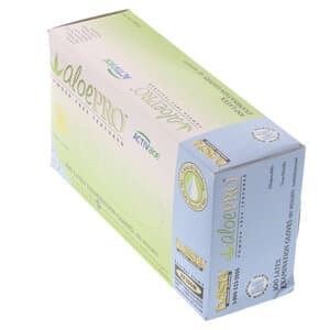 AloePRO Latex Examination Gloves, Powder Free, Textured, Medium, Natural, 100/Box, AP100M thumbnail 9