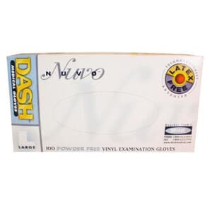Nuvo Vinyl Exam Gloves, Powder-Free, Non-Sterile, Large, White, 100/Box, NV100L thumbnail 12