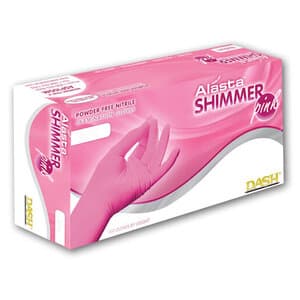 Alasta Shimmer Pink Nitrile Exam Gloves, Powder-Free, Non-Sterile, Large, Pink, 100/Box, PNK100L thumbnail 12