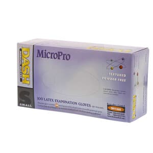 MicroPro Powder-Free Textured Latex Exam Gloves, Small, Natural, 100/Box, TPF100S thumbnail 14