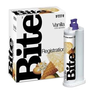 Vanilla Bite VPS Bite Registration Material, Fast Set, Rigid, Vanilla Scent, 48 mL Cartridge Refill, 2/Pk, SPD1105 thumbnail 10