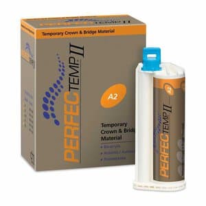 PERFECTemp II Automix Temporary Crown & Bridge Material Cartridge, Shade A2, 50 mL, 4:1 Self-Cure, SPD1301 thumbnail 17