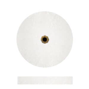 Dedeco Koolies White No Heat Grinding Wheels, Shape 5, Fine Aluminum Oxide, 7/8" x 1/8", 50/Box, 0835 thumbnail 8