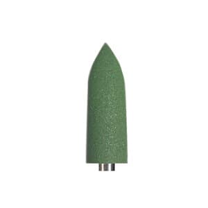Dedeco Classic Midget Polishers, Rubber, HP, Flame, #15, Coarse, Green, 12/Pk, 4562 thumbnail 8