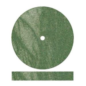 Dedeco Classic Green Rubber Wheel, Square-Edge, Coarse, 7/8" x 1/8", 100/Box, 5001 thumbnail 9