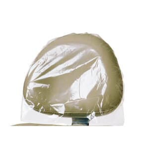 AllRap Headrest Cover, Large, 14 1/2" x 10", Clear, 250/Box, HRCL250 thumbnail 4